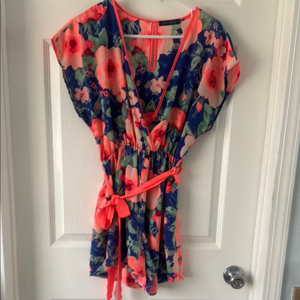 Floral Wrap Jumpsuit